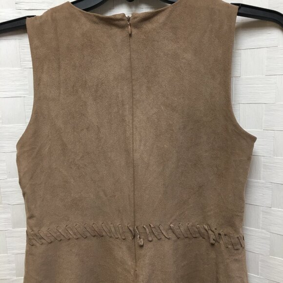 CeCe tan sleeveless mini dress size 2 - Picture 8 of 10